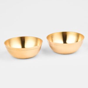 Two Brass Diyas (2.5")